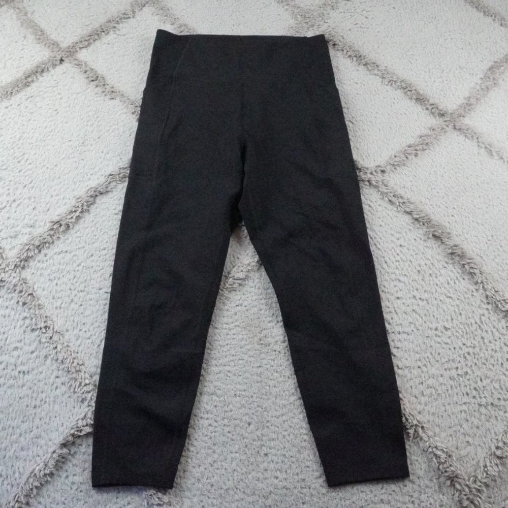 girlfriend collective Leggings Womens Large Black Athleisure Gym Yoga